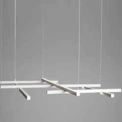 Lampadari Moderni-Selezionato da Mazzolaluce Lampadario design moderno bianco per soggiorno led 83w 3000k dimmerabile