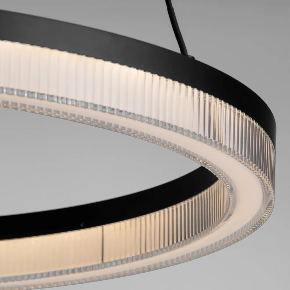 Lampadari Moderni-Selezionato da Mazzolaluce Lampadario design moderno circolare per soggiorno led 3000k dimmerabile