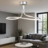 Lampadari Moderni-Selezionato da Mazzolaluce Lampadario design moderno grigio led 40w 3000k per soggiorno