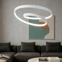 Lampadari Moderni-Perenz Illuminazione Lampadario design moderno led 70w cct ritmo