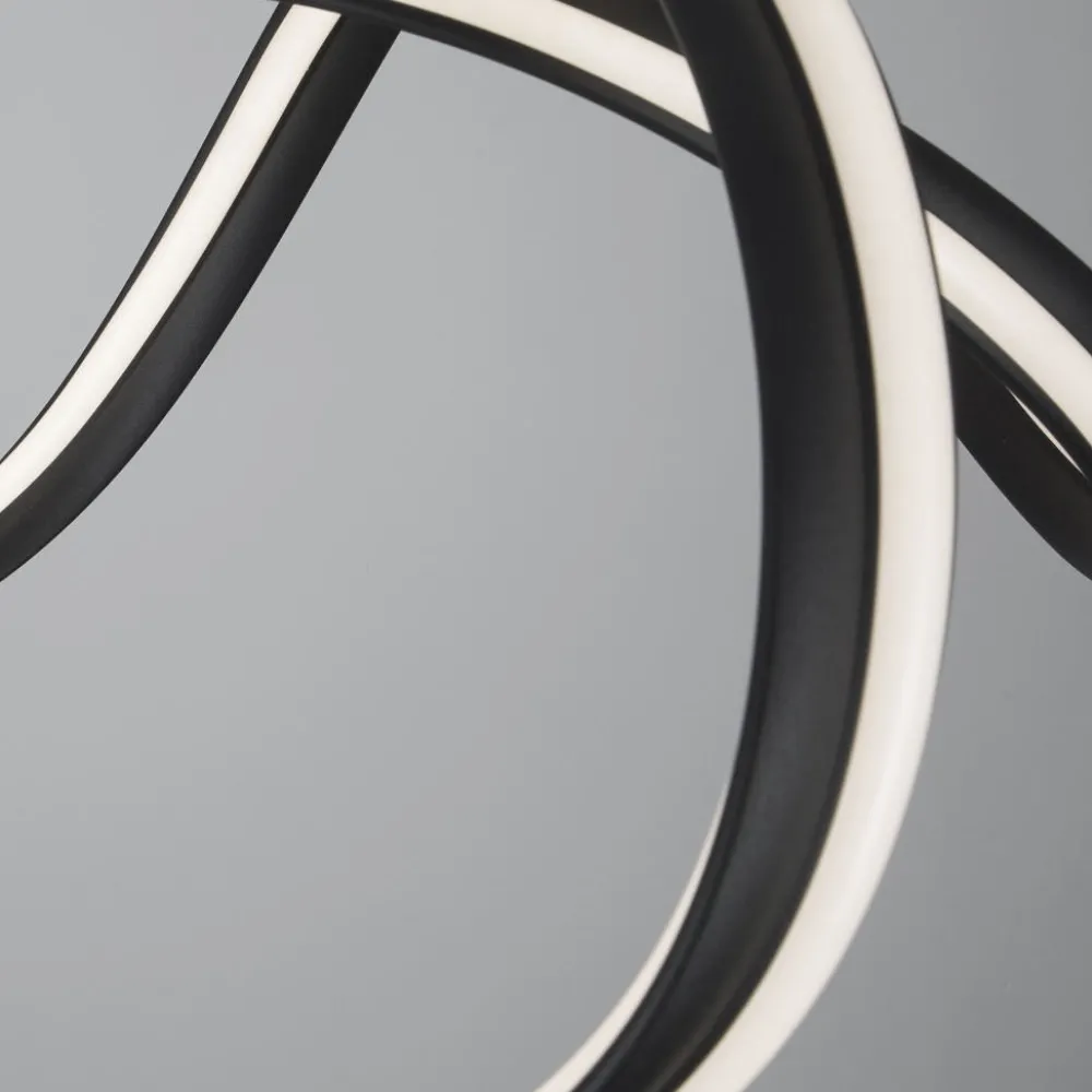 Lampadari Moderni-Selezionato da Mazzolaluce Lampadario design moderno led 60w 3000k dimmerabile mero