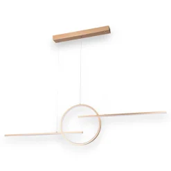 Lampadari Moderni-Selezionato da Mazzolaluce Lampadario design moderno oro led 3000k per soggiorno