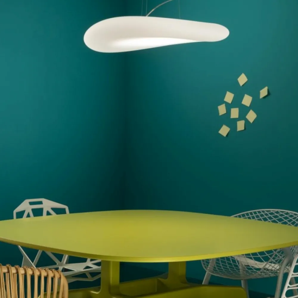 Lampadari Moderni-Stilnovo Lampadario design moderno per soggiorno led dimmerabile mr magoo