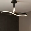 Lampadari Moderni-Selezionato da Mazzolaluce Lampadario design moderno per soggiorno led dimmerabile marrone