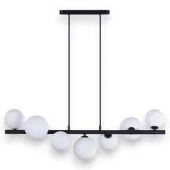 Lampadari Moderni-Selezionato da Mazzolaluce Lampadario design moderno spirale nero per soggiorno