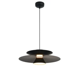 Lampadari Cucina-Selezionato da Mazzolaluce Lampadario design nero per tavolo da pranzo cucina moderna