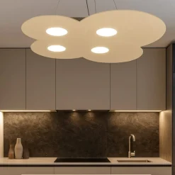 Lampadari Cucina-Top Light Lampadario design per cucina moderna sabbia cloud