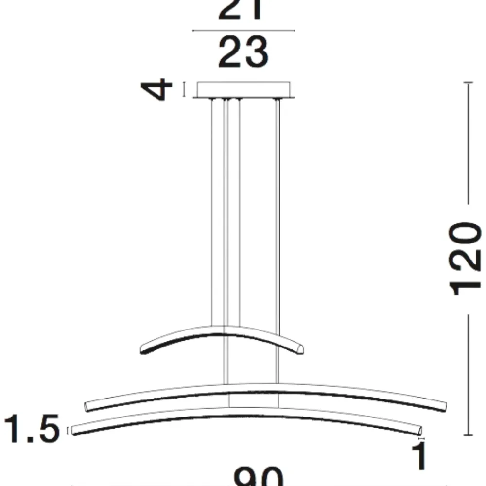 Lampadari Moderni-Selezionato da Mazzolaluce Lampadario design per soggiorno moderno bacchette cromo