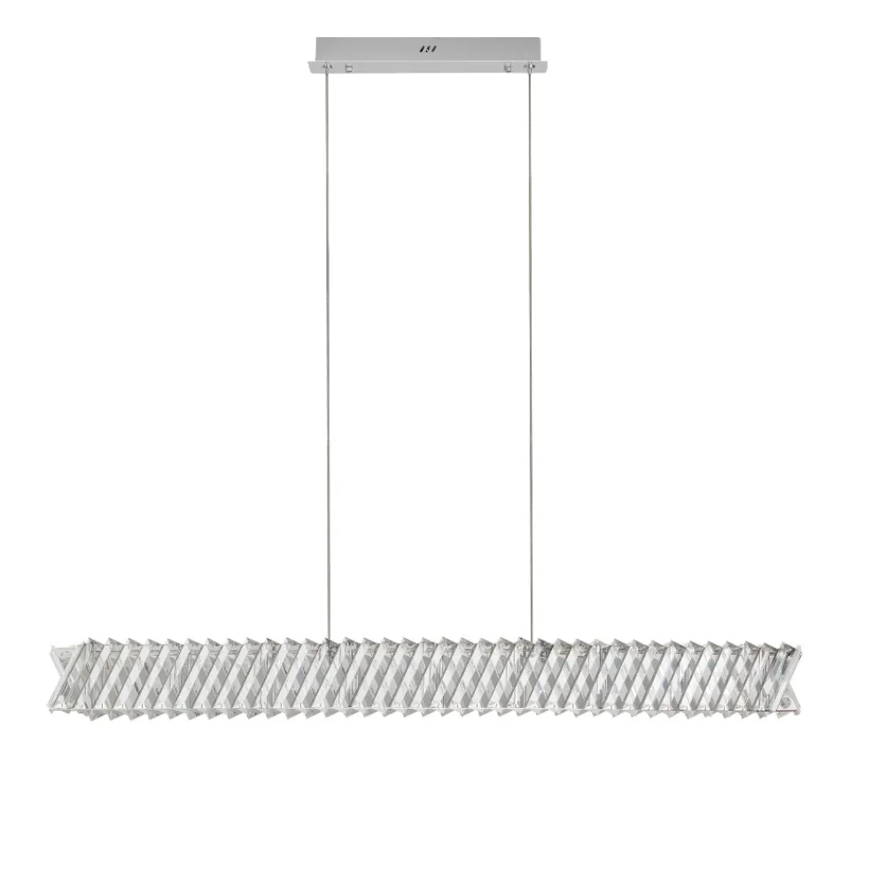 Lampadari Moderni-Selezionato da Mazzolaluce Lampadario di cristallo design moderno per tavolo soggiorno