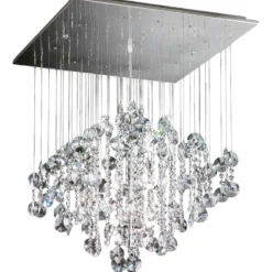 Lampadario Camera Da Letto-Affralux Lampadario di cristallo per camera da letto rotondo