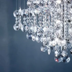 Lampadario Camera Da Letto-Affralux Lampadario di cristallo per camera da letto rotondo