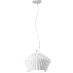 Lampadari Cucina-Perenz Illuminazione Lampadario di gesso bianco per cucina minea