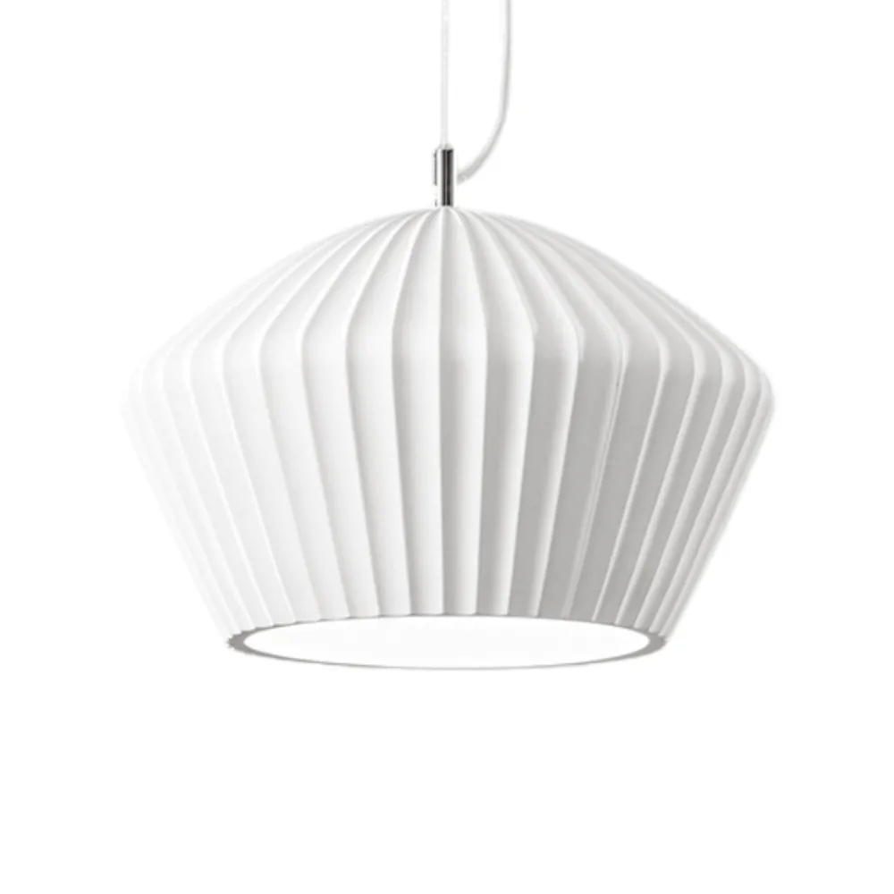 Lampadari Cucina-Perenz Illuminazione Lampadario di gesso bianco per cucina minea
