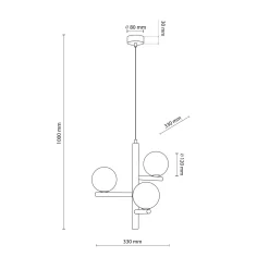 Lampadari Moderni-Selezionato da Mazzolaluce Lampadario di legno noce stile scandinavo