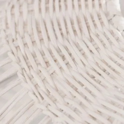 Lampadario Camera Da Letto-Selezionato da Mazzolaluce Lampadario di rattan avorio intrecciato 50 cm per camera da letto