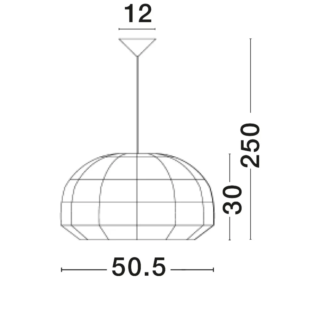 Lampadario Camera Da Letto-Selezionato da Mazzolaluce Lampadario di rattan avorio intrecciato 50 cm per camera da letto