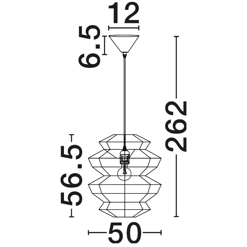 Lampadari Moderni-Selezionato da Mazzolaluce Lampadario di rattan 50 cm intrecciato a sospensione