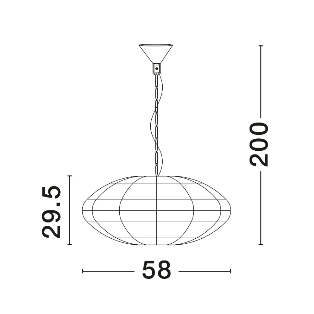 Lampadari Moderni-Selezionato da Mazzolaluce Lampadario di rattan e giacinto essiccato per soggiorno