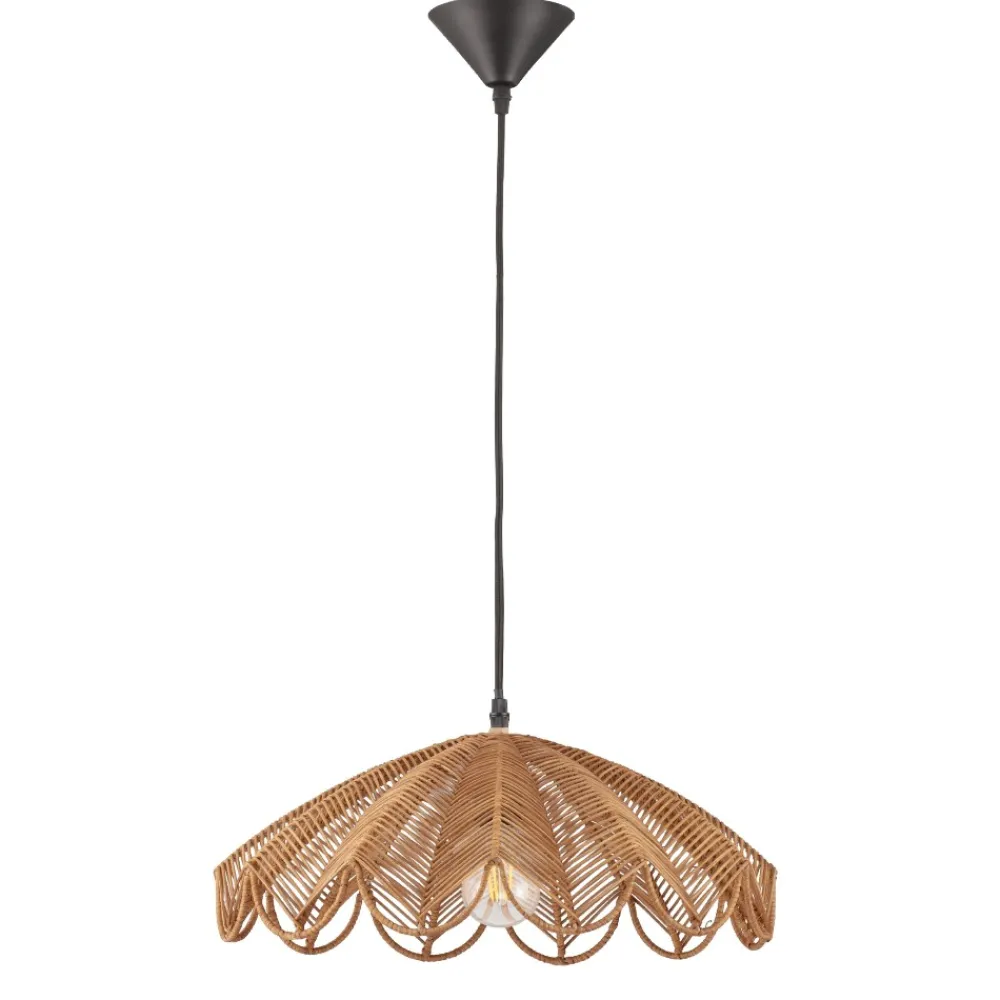 Lampadari Cucina-Selezionato da Mazzolaluce Lampadario di rattan miele intrecciato per cucina