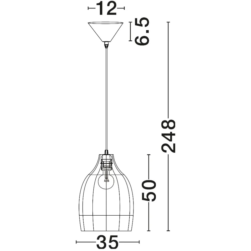 Lampadari Moderni-Selezionato da Mazzolaluce Lampadario di rattan miele intrecciato per sala da pranzo