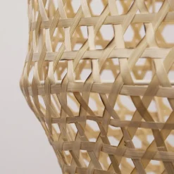 Lampadario Camera Da Letto-Selezionato da Mazzolaluce Lampadario di rattan naturale per camera da letto