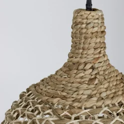 Lampadari Moderni-Selezionato da Mazzolaluce Lampadario di rattan per sala da pranzo