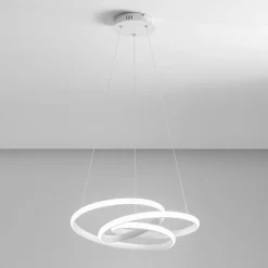 Lampadari Moderni-Gea Luce Lampadario diva sg bianco moderno led 47w 3000k