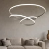 Lampadari Moderni-Gea Luce Lampadario diva sg titanio di design led 47w 3000k