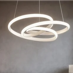 Lampadari Moderni-Gea Luce Lampadario diva s-s led 80w 3000k bianco design moderno