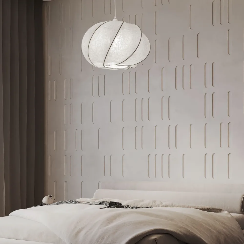 Lampadario Camera Da Letto-Selezionato da Mazzolaluce Lampadario di viscosa sabbia design moderno per camera da letto