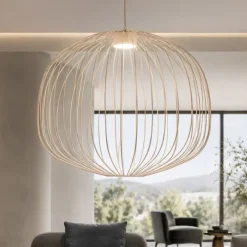 Lampadari Moderni-Selezionato da Mazzolaluce Lampadario gabbia di metallo sabbia design moderno per soggiorno