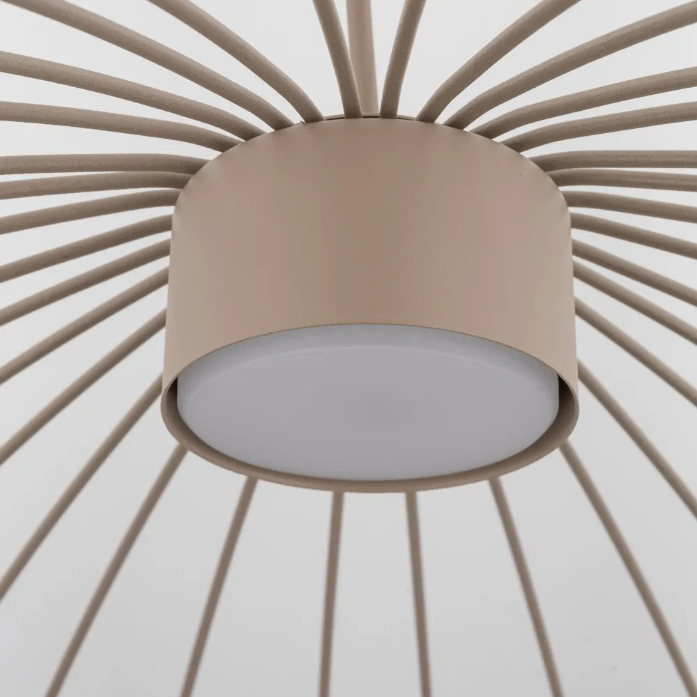 Lampadari Moderni-Selezionato da Mazzolaluce Lampadario gabbia di metallo sabbia design moderno per soggiorno