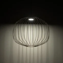 Lampadari Moderni-Selezionato da Mazzolaluce Lampadario gabbia di metallo sabbia design moderno per soggiorno