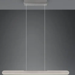 Lampadari Cucina-Selezionato da Mazzolaluce Lampadario grigio orizzontale per cucina led touch dimmerabile
