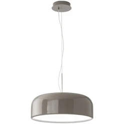 Lampadari Cucina-Perenz Illuminazione Lampadario grigio tortora led 30w cct per cucina perenz velia