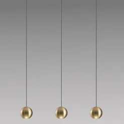 Lampadari Moderni-Gea Luce Lampadario guya oro 3 led 24w 3000k