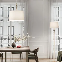 Lampadari Moderni-Perenz Illuminazione Lampadario in ceramica con paralume per soggiorno abaco perenz