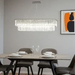 Lampadari Moderni-Ondaluce Lampadario in cristallo molato so daiquiri pc