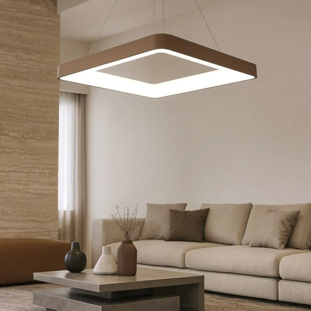 Lampadari Moderni-Vivida International Lampadario inner-s 80 sabbia led 80w 3000k 4000k dimmerabile vivida