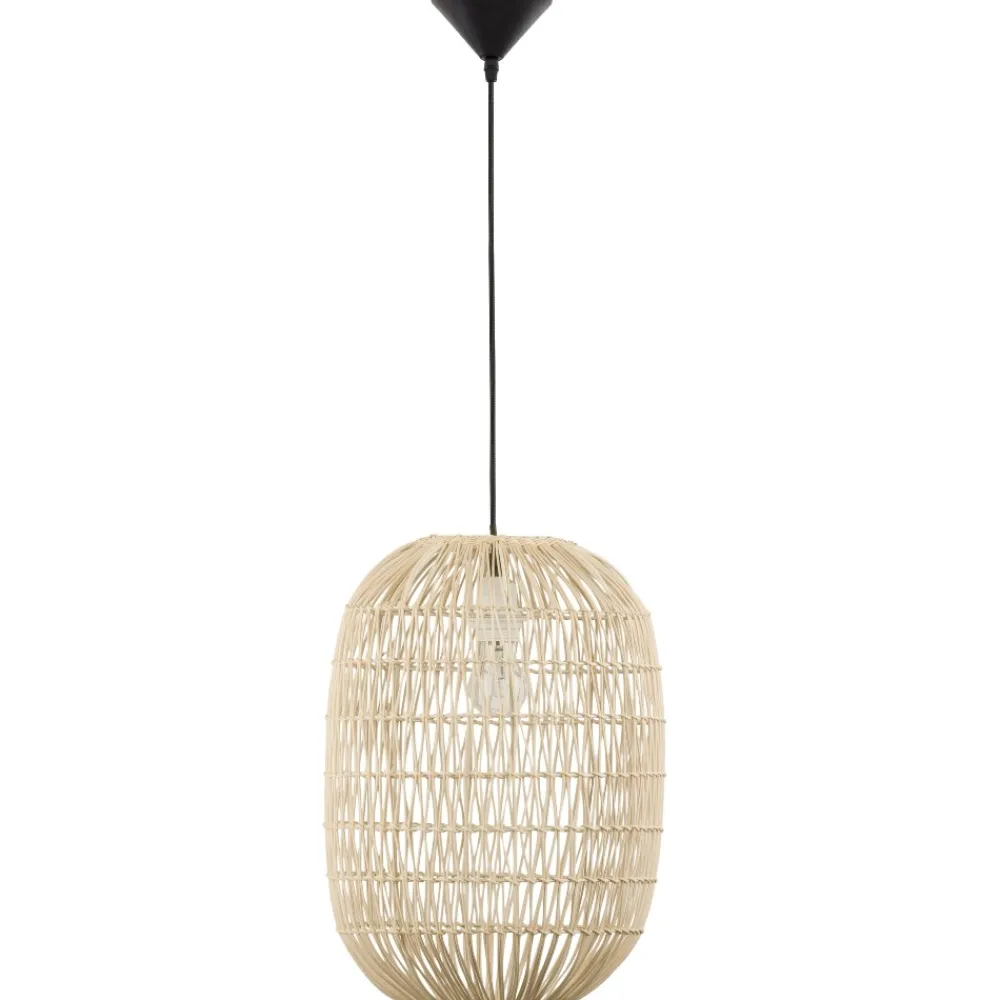 Lampadario Camera Da Letto-Selezionato da Mazzolaluce Lampadario in rattan naturale 30 cm per camera da letto etnica