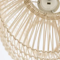 Lampadario Camera Da Letto-Selezionato da Mazzolaluce Lampadario in rattan naturale 30 cm per camera da letto etnica