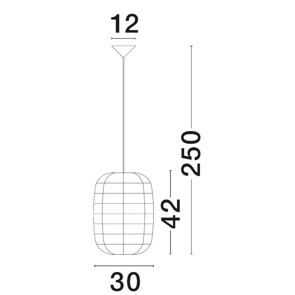 Lampadario Camera Da Letto-Selezionato da Mazzolaluce Lampadario in rattan naturale 30 cm per camera da letto etnica