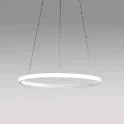 Lampadari Moderni-Gea Luce Lampadario iole s1 bianco cerchio led 28w 3000k