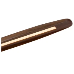 Lampadari Moderni-Selezionato da Mazzolaluce Lampadario japandi a sospensione in legno per sala da pranzo