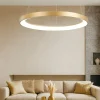 Lampadari Moderni-Gea Luce Lampadario krizia sm oro cerchio led 50w 3000k moderno