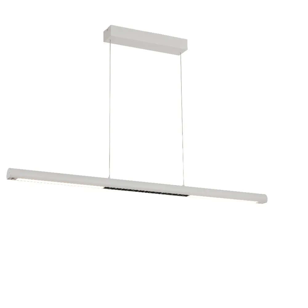 Lampadari Moderni-Selezionato da Mazzolaluce Lampadario led bianco saliscendi con sensore dimmerper tavolo ufficio