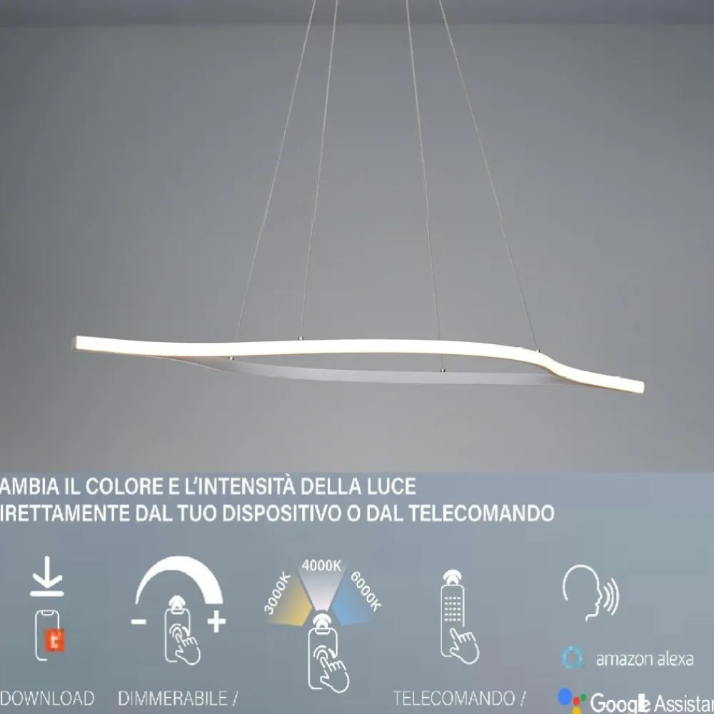 Lampadari Cucina-Vivida International Lampadario led da cucina vivida arrow dimmerabile da 3000k a 6000k