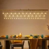 Lampadari Moderni-Selezionato da Mazzolaluce Lampadario led design moderno oro per salotto