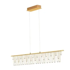Lampadari Moderni-Selezionato da Mazzolaluce Lampadario led design moderno oro per salotto