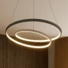 Lampadari Moderni-Ideal Lux Lampadario led design moderno 3000k oz sp d80 nero